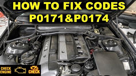 If the P0171 is combined with the P0174 code, it&39;s very likely that the problem is caused by an intake leak. . Bmw code p0171 and p0174